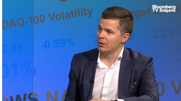 Alexander Sverdlov during the 05 October 2020 interview on Bloomberg TV Bulgaria